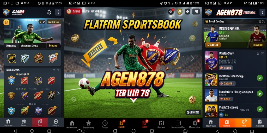 Screenshot AGEN878 menampilkan fitur taruhan olahraga yang menarik.