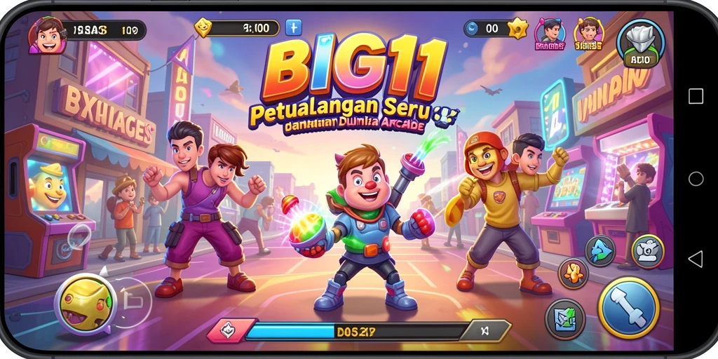Screenshot gameplay <strong>BIG11</strong> menampilkan aksi seru dalam dunia arcade.