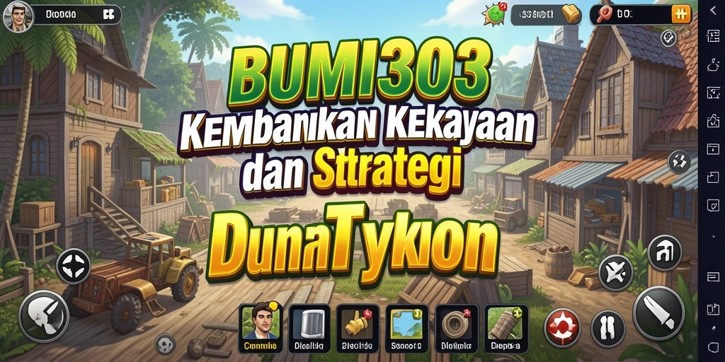Tangkapan layar utama BUMI303 menampilkan gameplay Tycoon yang menarik dan interaktif.