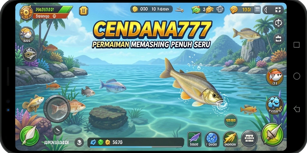 Tampilan gameplay CENDANA777 dengan pengalaman memancing yang seru.