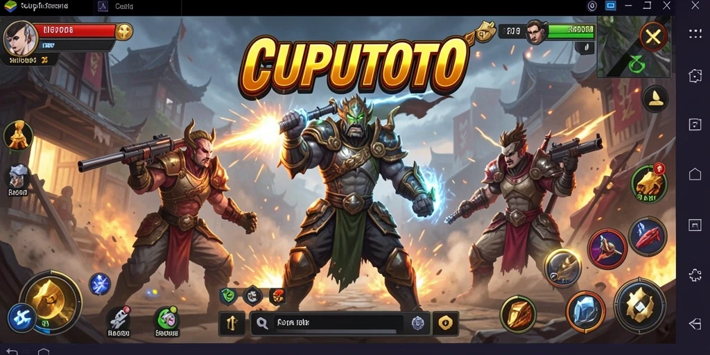 Gameplay CUPUTOTO yang seru dan penuh strategi.