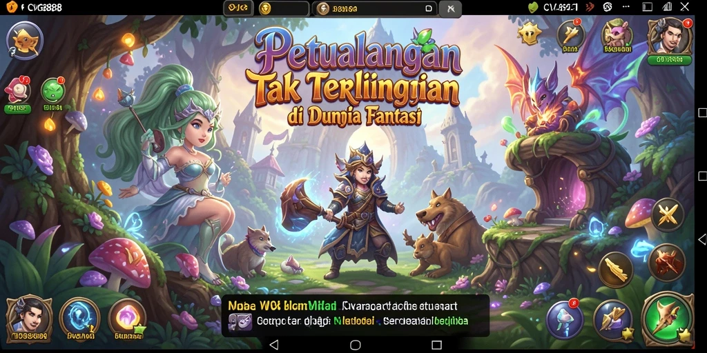 Screenshot gameplay <strong>CVG8888</strong> menampilkan karakter utama menjelajahi dunia petualangan.