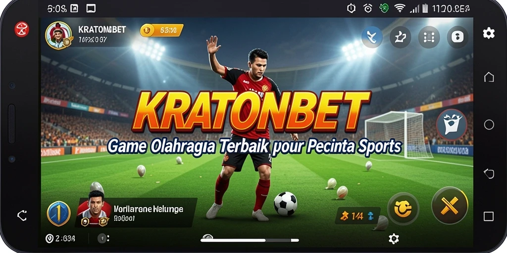 Tangkapan layar gameplay KRATONBET menampilkan aksi olahraga yang mendebarkan.