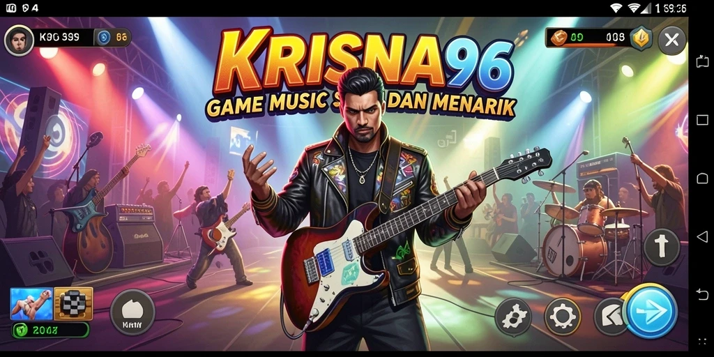 Tangkapan layar dari gameplay KRISNA96 yang menarik dan interaktif.