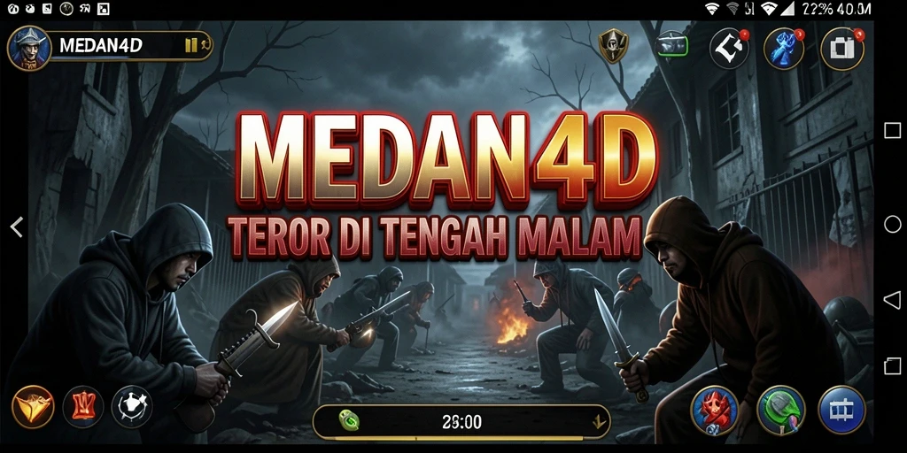 Pengalaman gameplay menegangkan di MEDAN4D dengan suasana kelam.