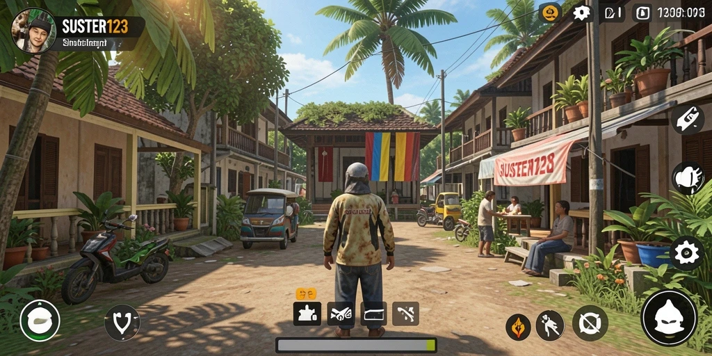 Tampilan gameplay SUSTER123 yang menarik dan interaktif.