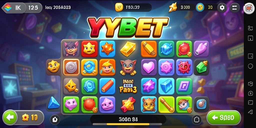 Tampilan gameplay YYBET yang menarik dan penuh warna.